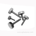 Stainless steel DIN653 Flat head Knurled thumb screw